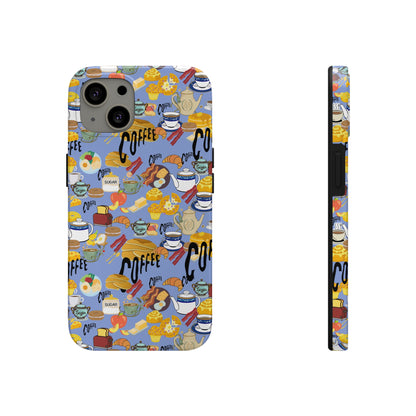 Morning Brunch Blue Tough Phone Cases