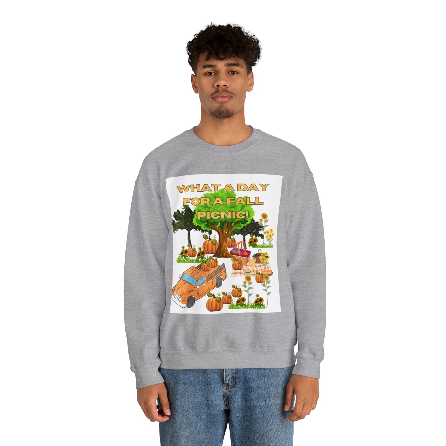 What a Day for A Picnic Unisex Heavy Blend™ Crewneck Sweatshirt