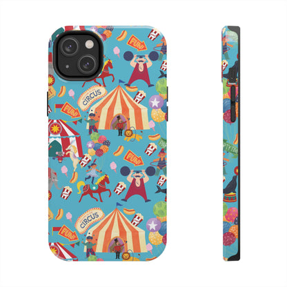 Circus Party Blue Tough Phone Cases