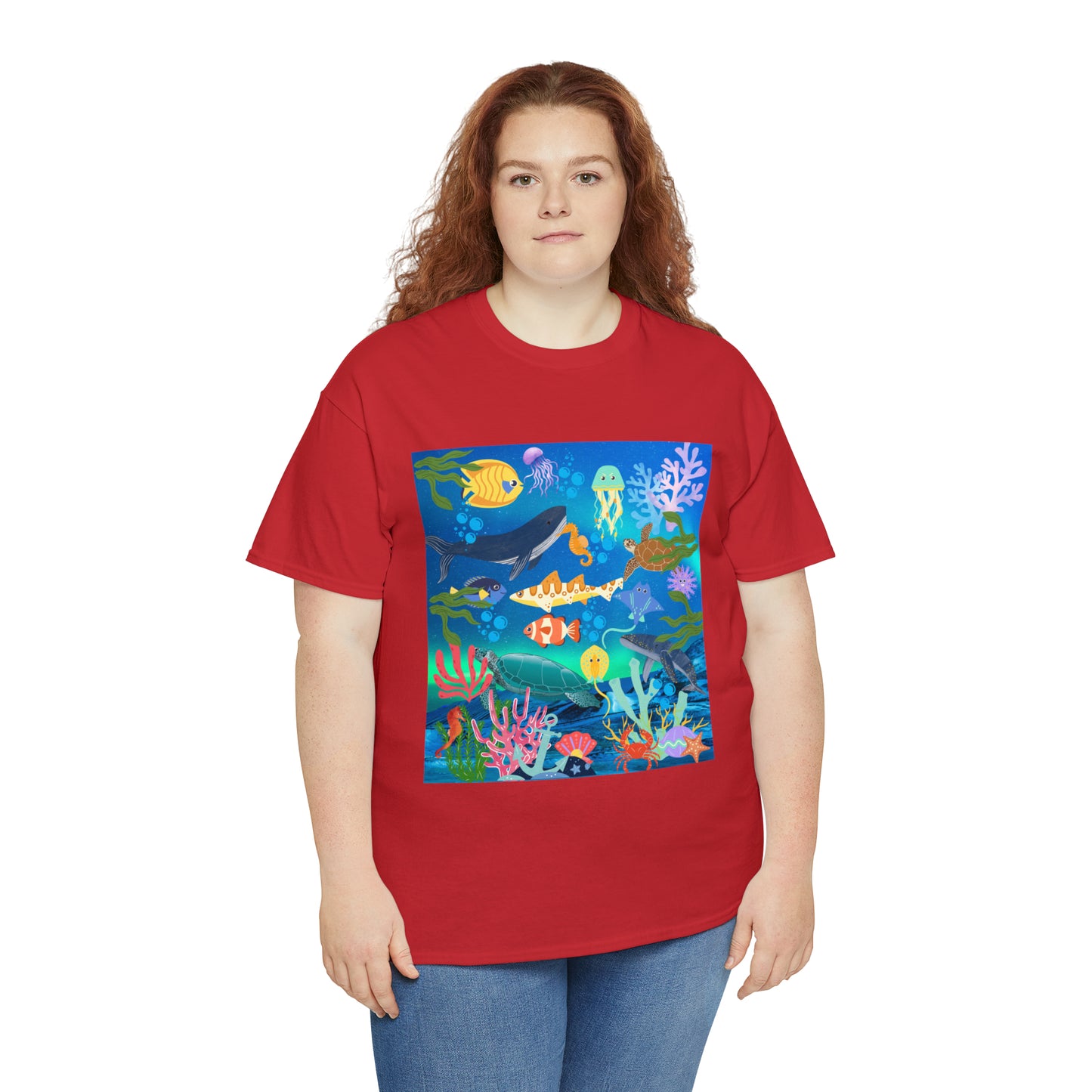 Ocean Scenery Unisex Heavy Cotton Tee