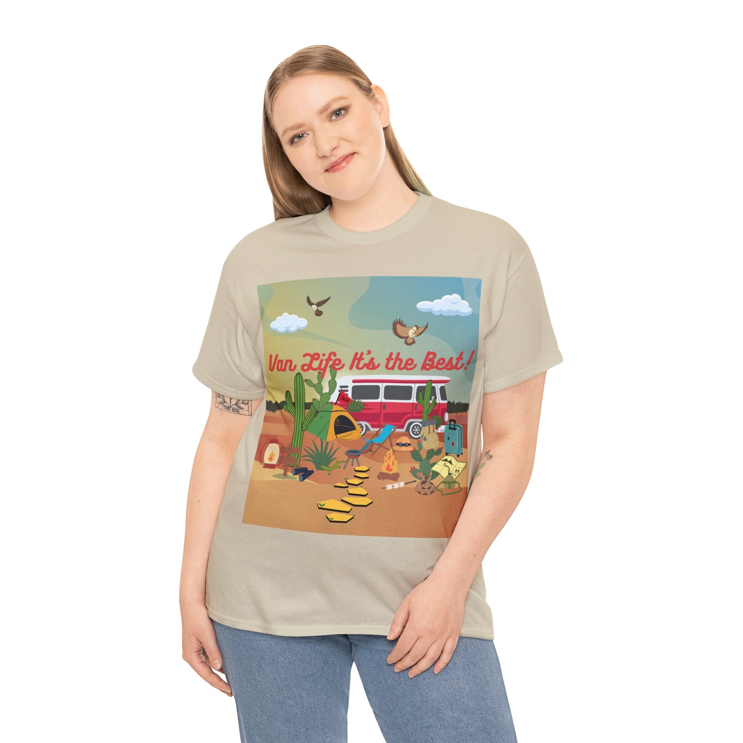 Van Life at Its Best Unisex Heavy Cotton Tee