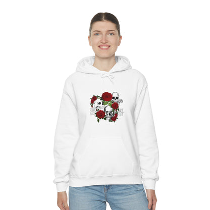 Skull and Roses Unisex Heavy Blend™ Hooded Sweatshirt