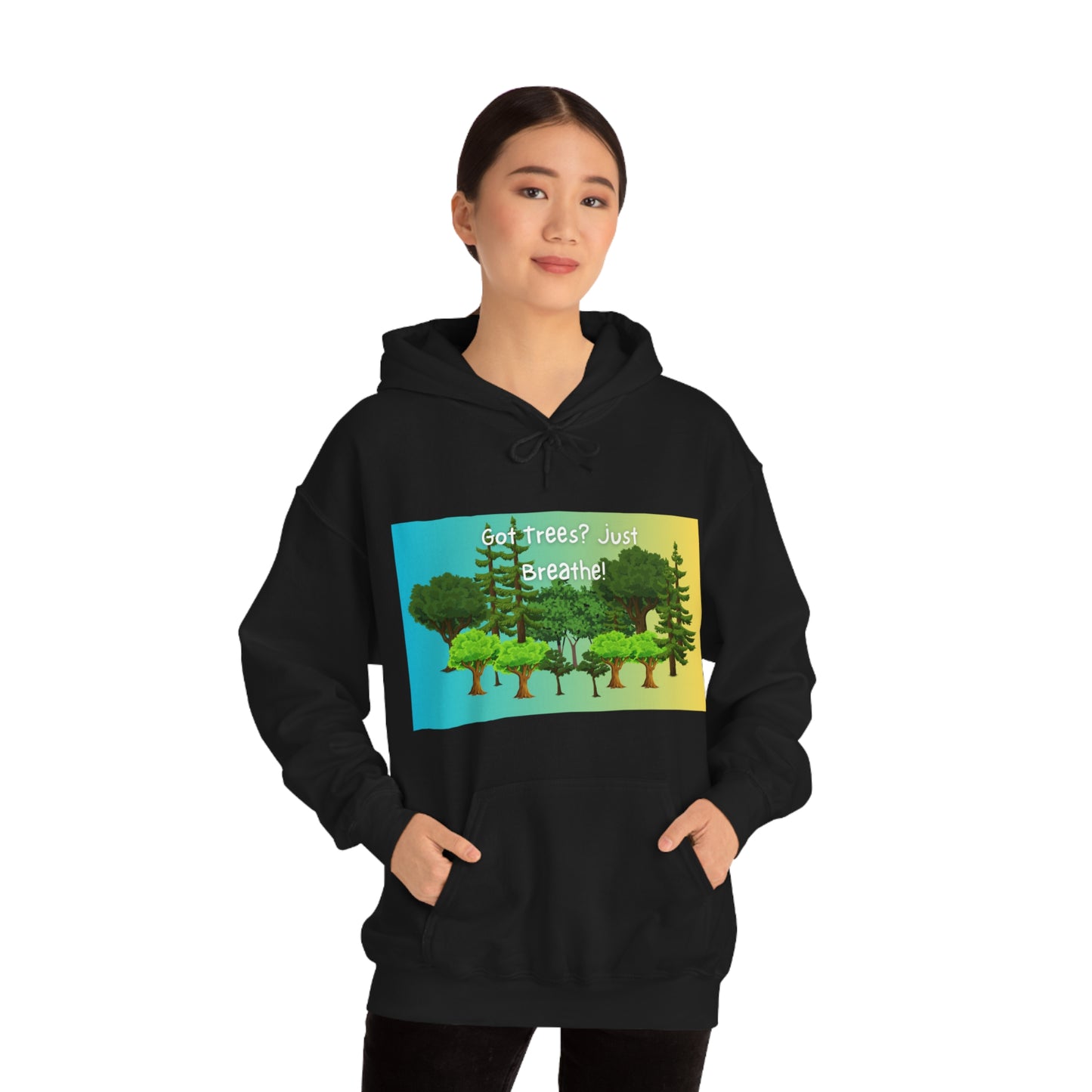 Got Trees? Just Breathe Unisex Heavy Blend™ Hooded Sweatshirt