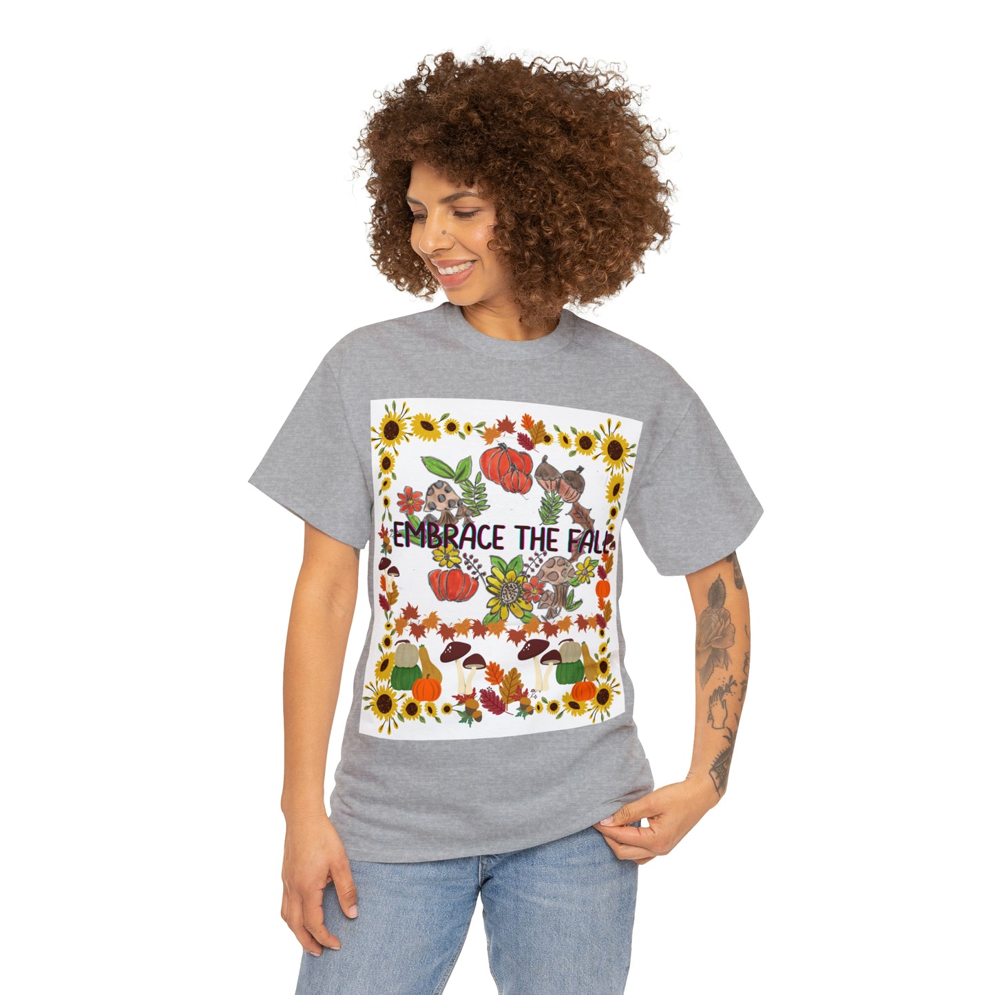 Embrace The Fall Unisex Heavy Cotton Tee