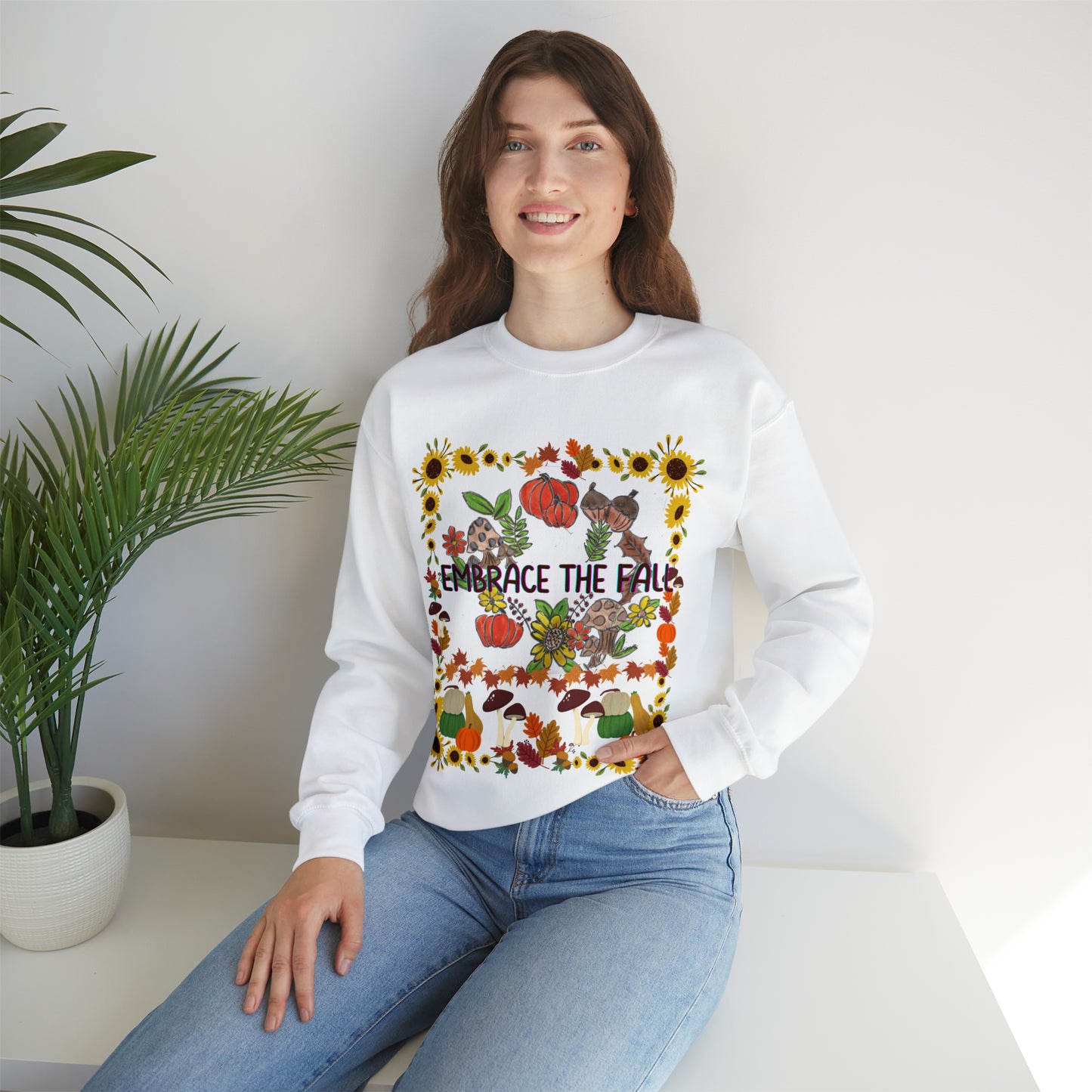 Embrace The Fall Unisex Heavy Blend™ Crewneck Sweatshirt