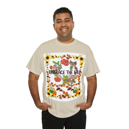 Embrace The Fall Unisex Heavy Cotton Tee