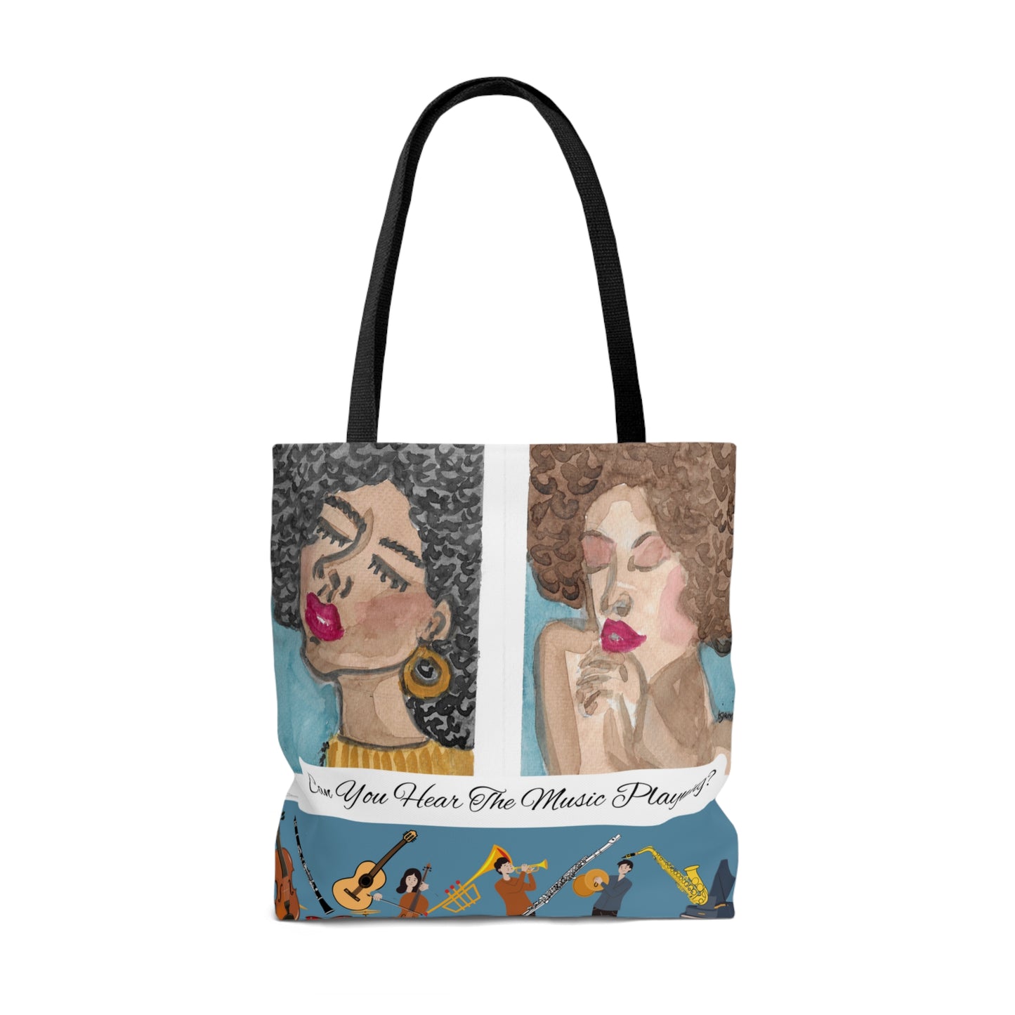 Can you Hear The Music Sing? Tote Bag (AOP)