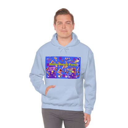 Retro Dance Party Unisex Heavy Blend™ Hooded Sweatshirt