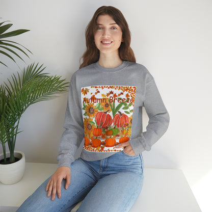 Autumn Breeze Unisex Heavy Blend™ Crewneck Sweatshirt