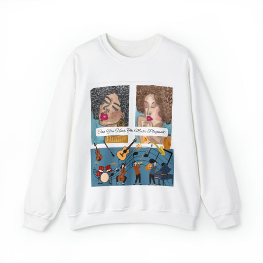 Can you hear the music playing? Unisex Heavy Blend™ Crewneck Sweatshirt