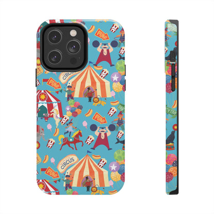 Circus Party Blue Tough Phone Cases