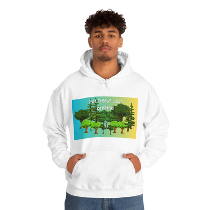 Got Trees? Just Breathe Unisex Heavy Blend™ Hooded Sweatshirt