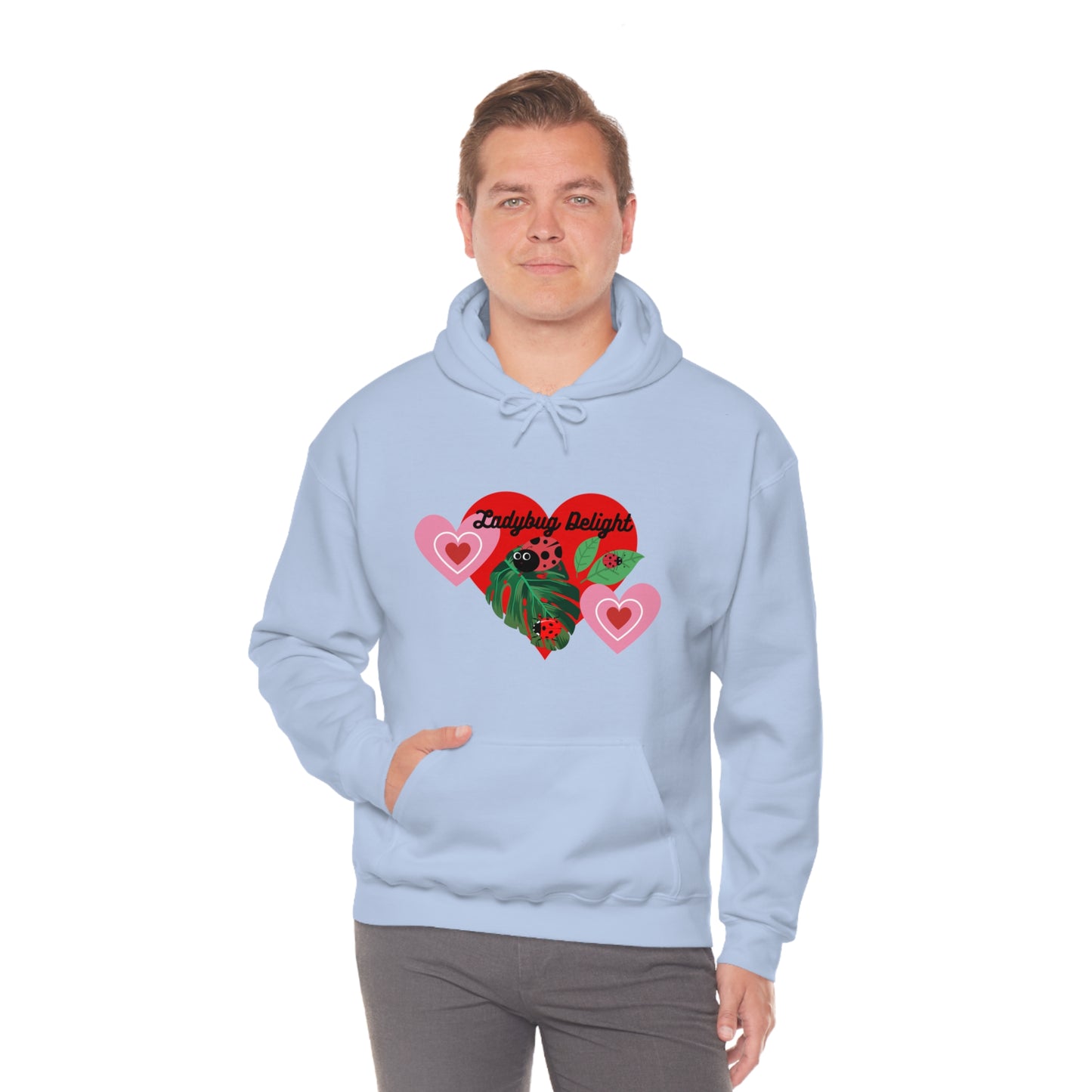 Ladybug Delight Unisex Heavy Blend™ Hooded Sweatshirt