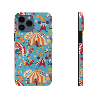 Circus Party Blue Tough Phone Cases