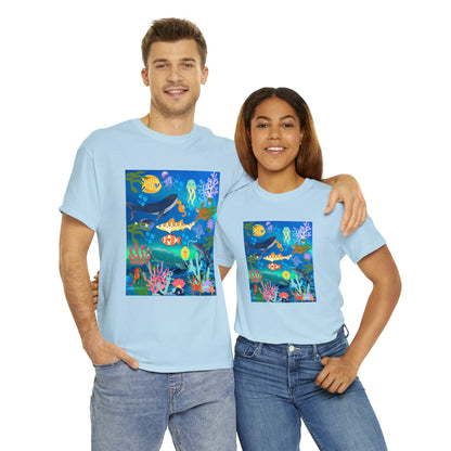 Ocean Scenery Unisex Heavy Cotton Tee