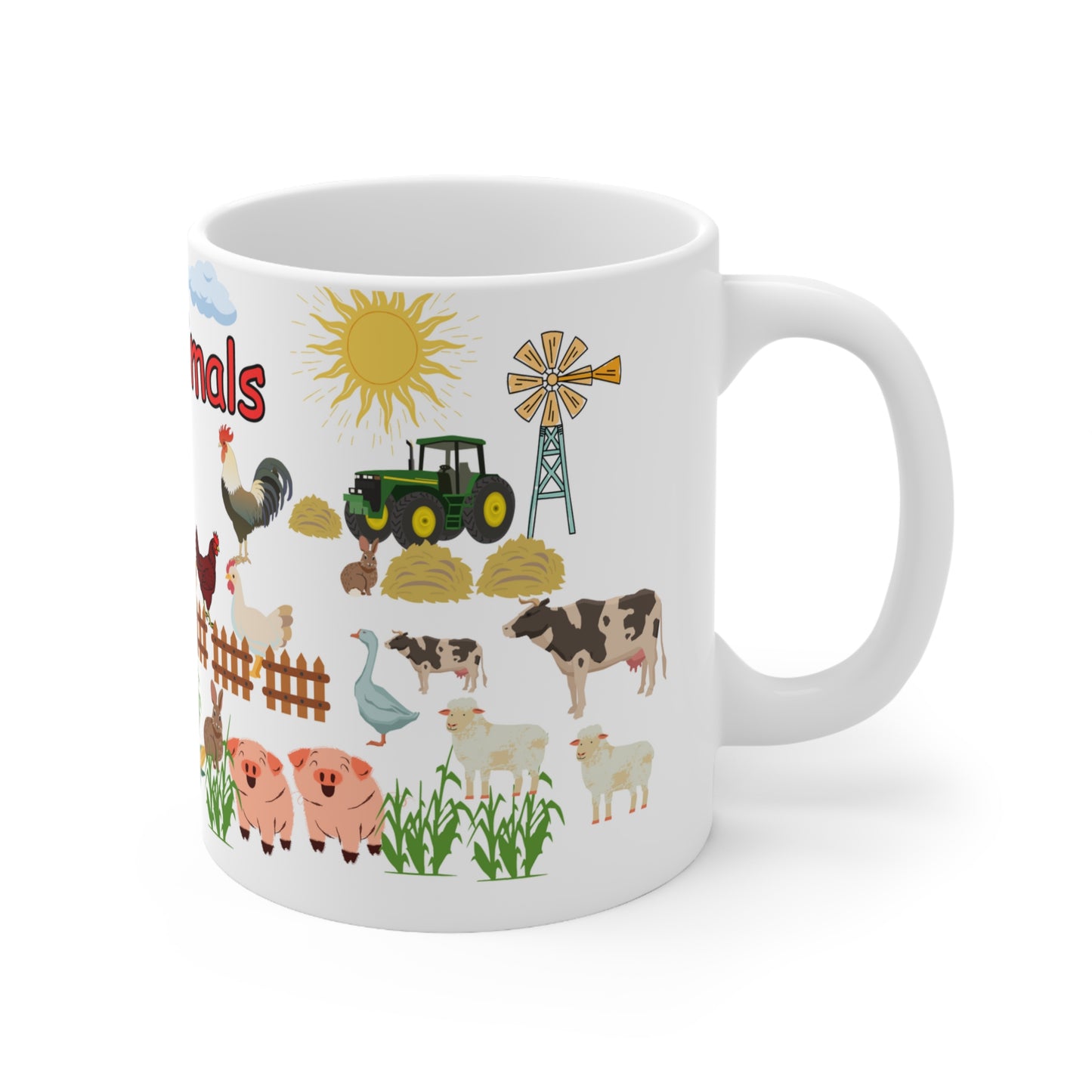 Farm Animals Ceramic Mug 11oz