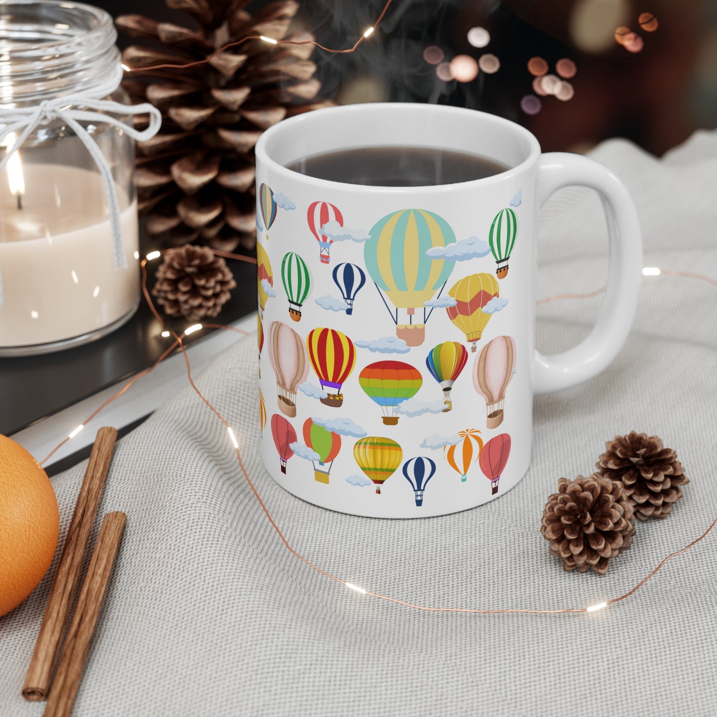 Hot Air Balloons Ceramic Mug 11oz