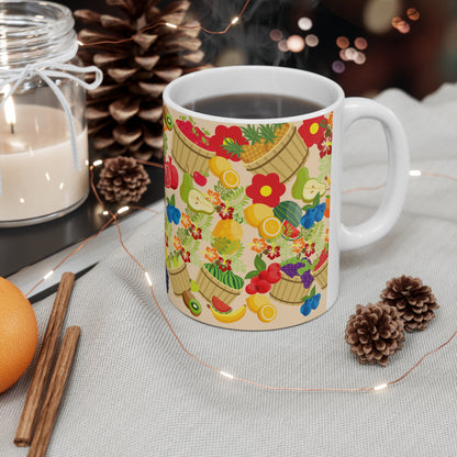 Fruitful AND Delicious Ceramic Mug 11oz