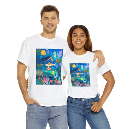 Ocean Scenery Unisex Heavy Cotton Tee