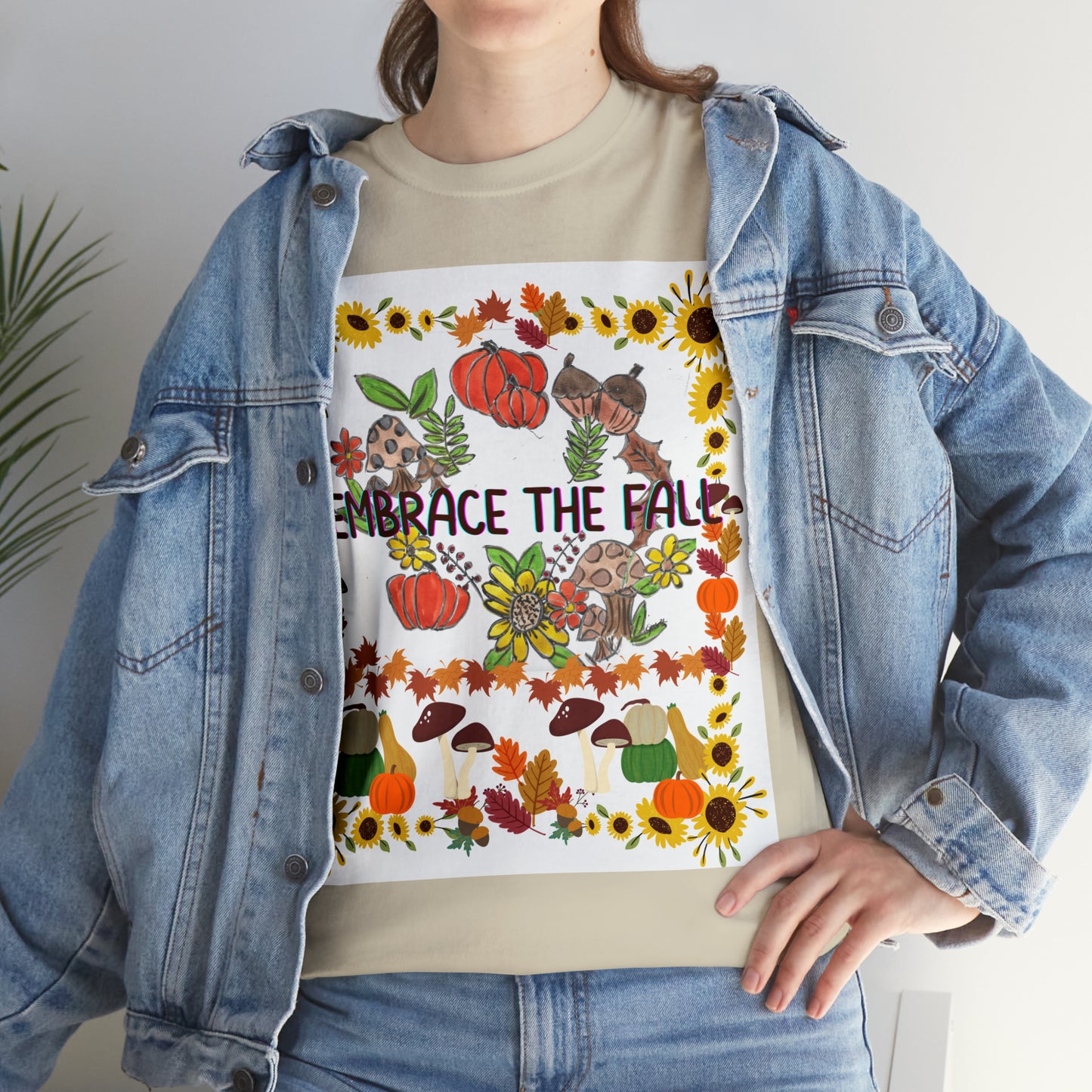 Embrace The Fall Unisex Heavy Cotton Tee