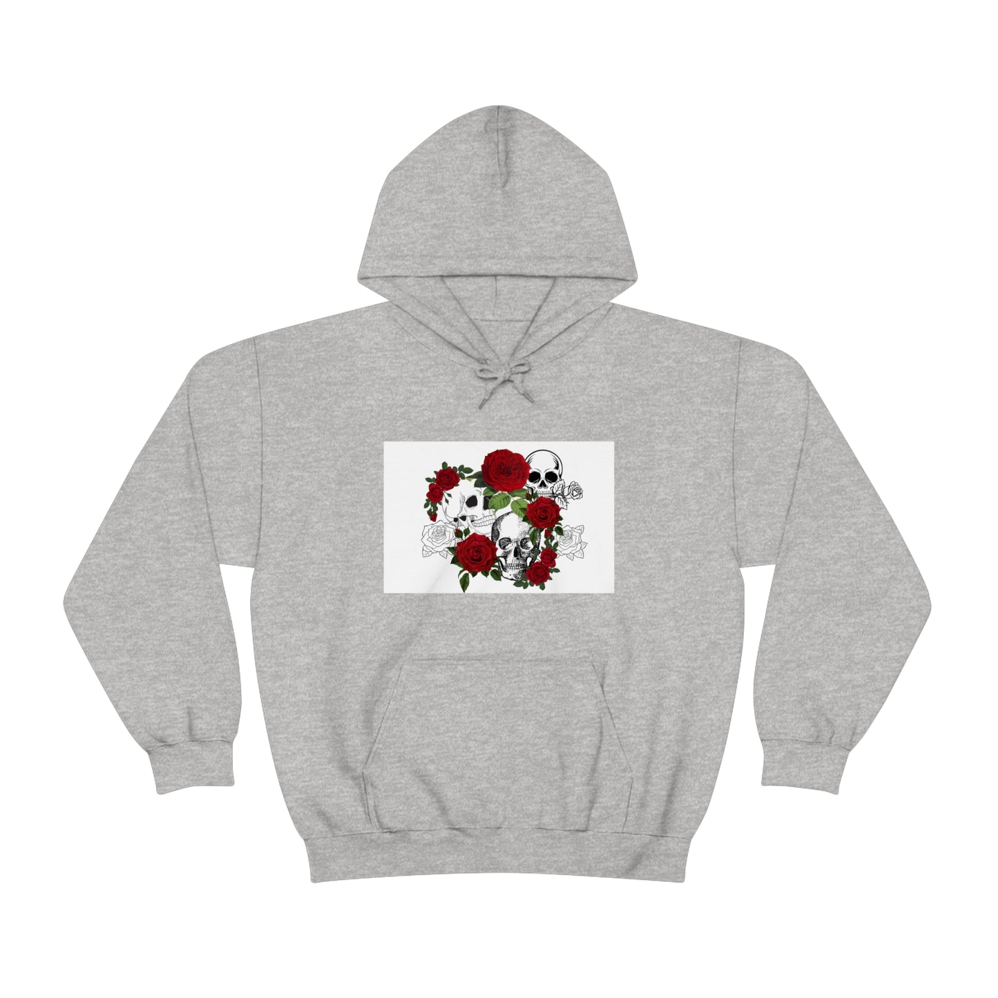 Skull and Roses Unisex Heavy Blend™ Hooded Sweatshirt