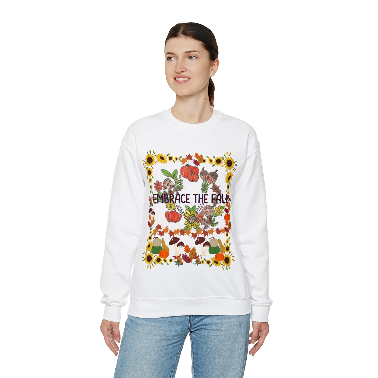 Embrace The Fall Unisex Heavy Blend™ Crewneck Sweatshirt