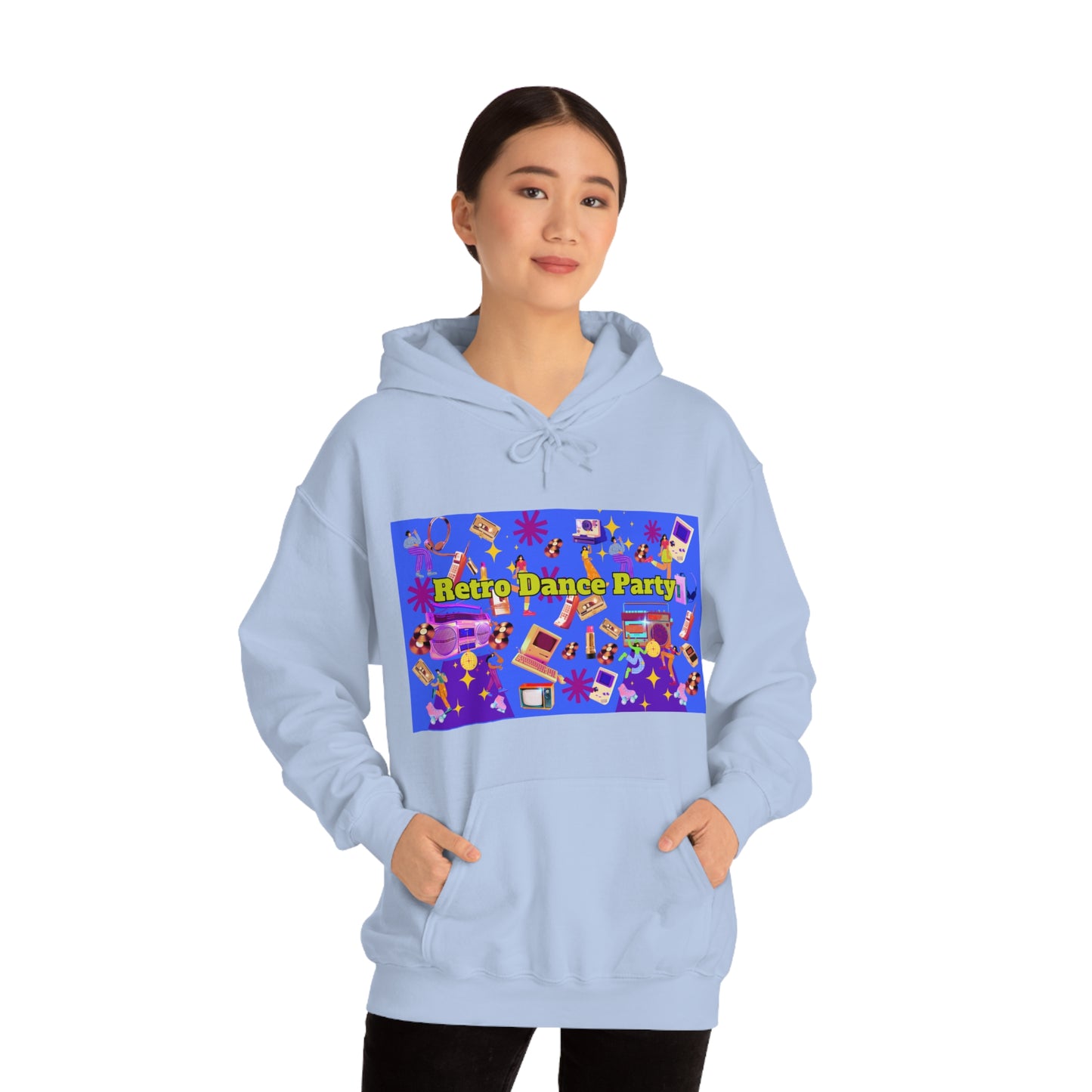 Retro Dance Party Unisex Heavy Blend™ Hooded Sweatshirt