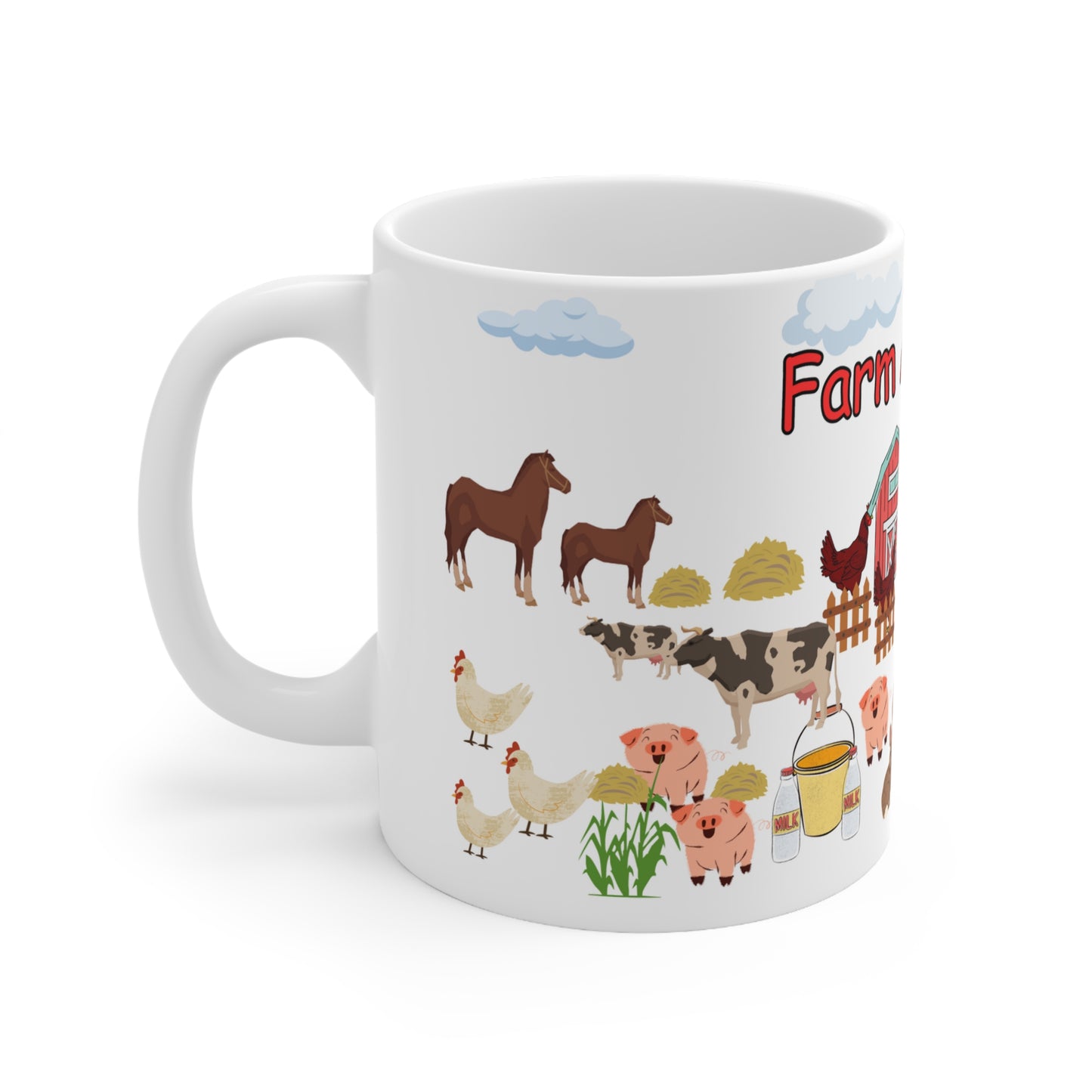 Farm Animals Ceramic Mug 11oz