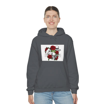 Skull and Roses Unisex Heavy Blend™ Hooded Sweatshirt