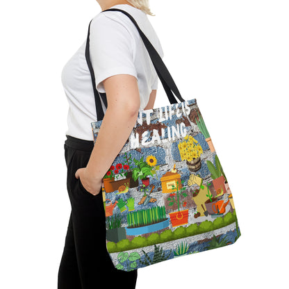 Plant Life Is Healing Tote Bag (AOP)