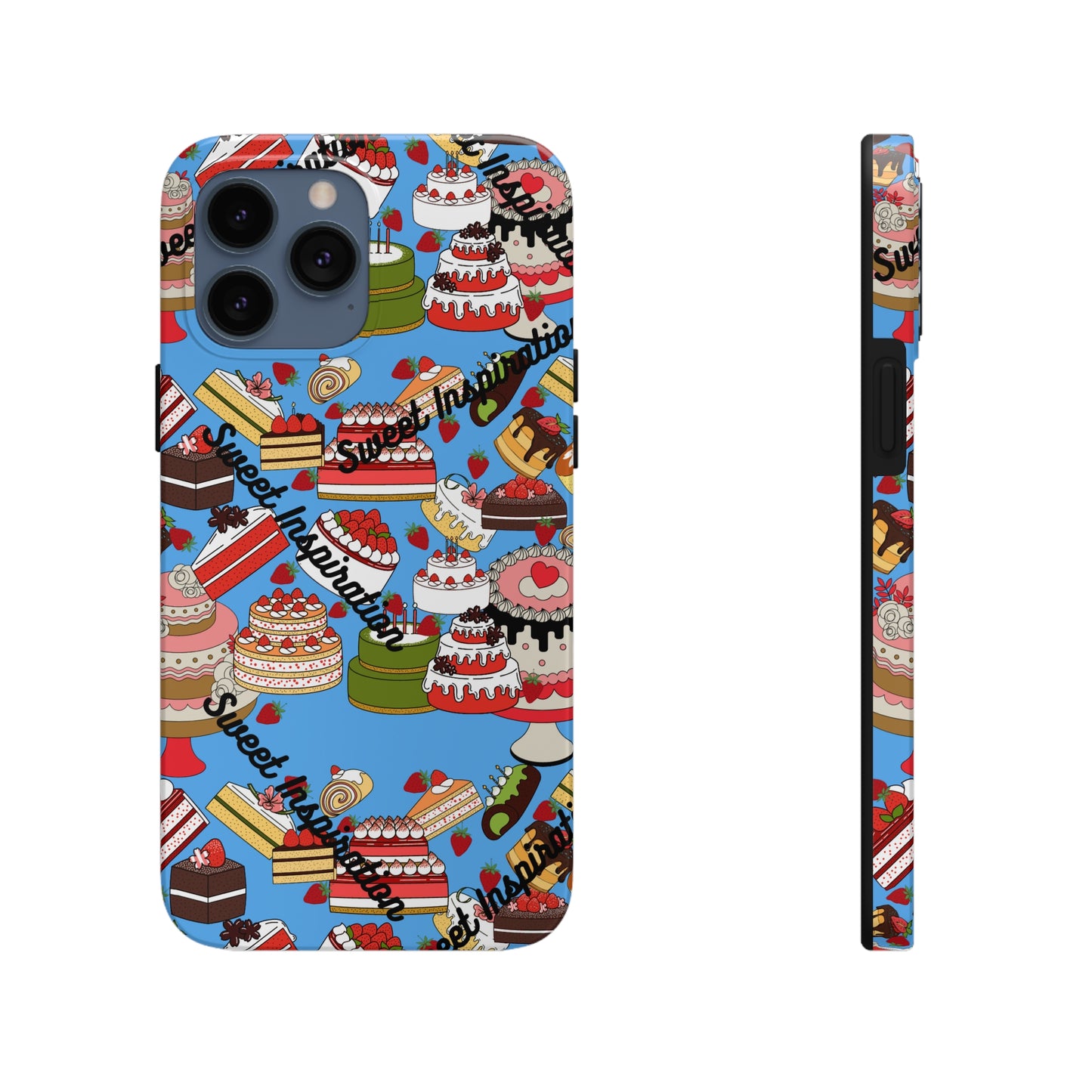 Sweet Inspiration Blue Tough Phone Cases