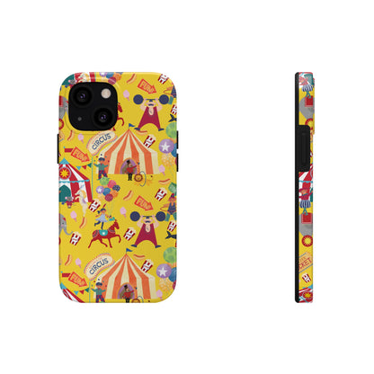 Circus Party Yellow Tough Phone Cases