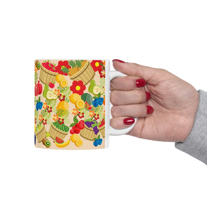 Fruitful AND Delicious Ceramic Mug 11oz