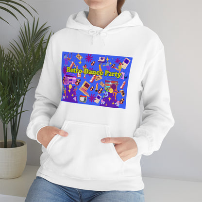 Retro Dance Party Unisex Heavy Blend™ Hooded Sweatshirt