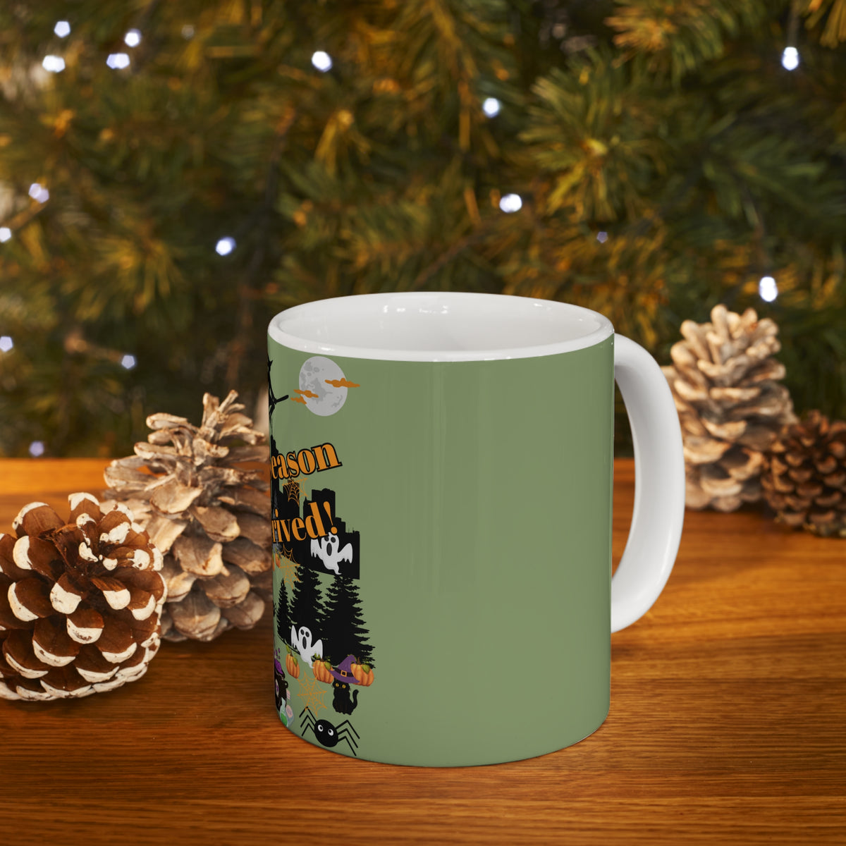 Spooky Season Has Arrived! Ceramic Mug 11oz