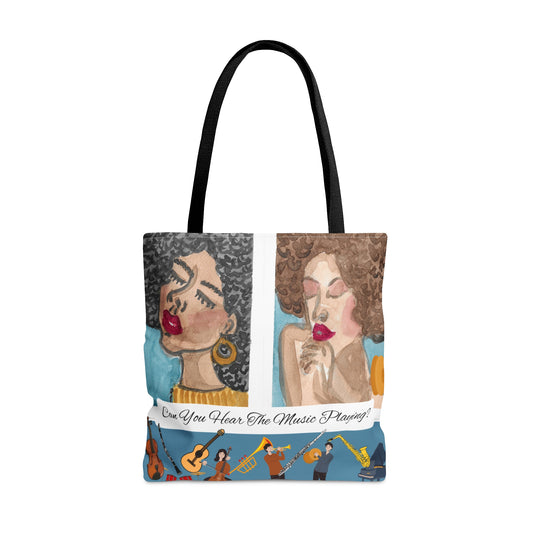 Can You Hear The Music Playing Tote Bag (AOP)