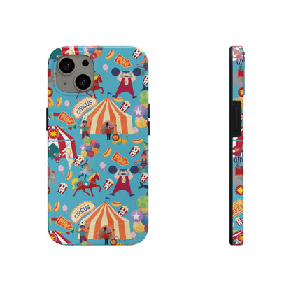 Circus Party Blue Tough Phone Cases