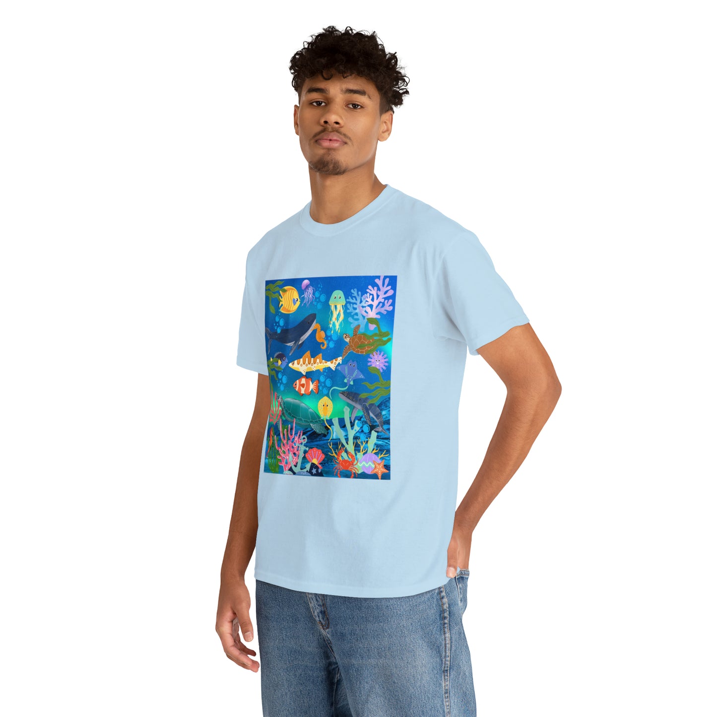 Ocean Scenery Unisex Heavy Cotton Tee