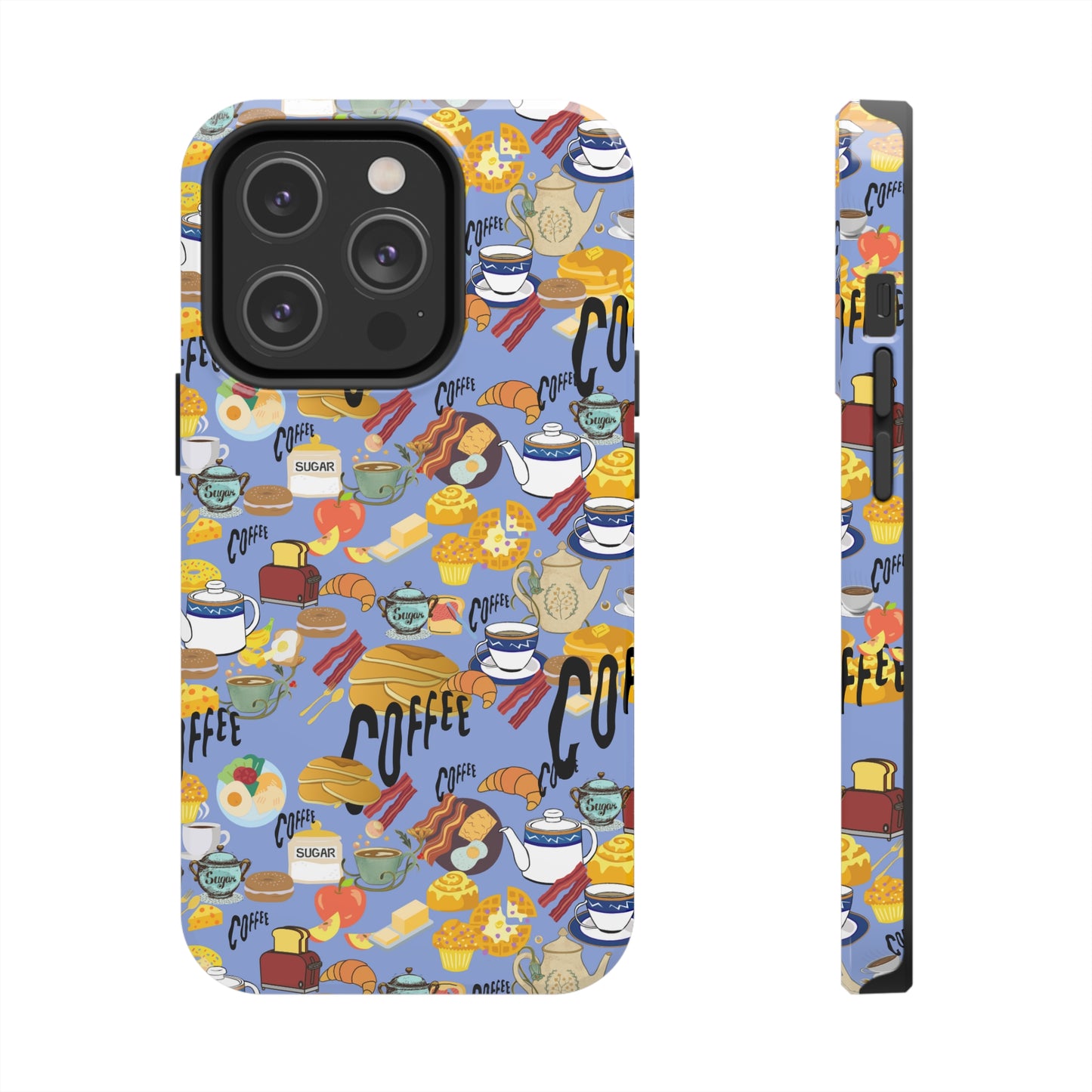 Morning Brunch Blue Tough Phone Cases