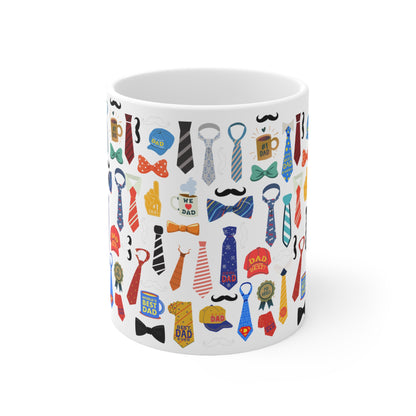 Tie Collaboration Ceramic Mug 11oz