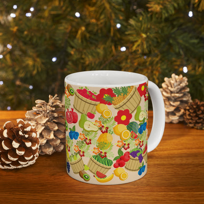 Fruitful AND Delicious Ceramic Mug 11oz