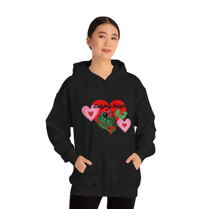 Ladybug Delight Unisex Heavy Blend™ Hooded Sweatshirt