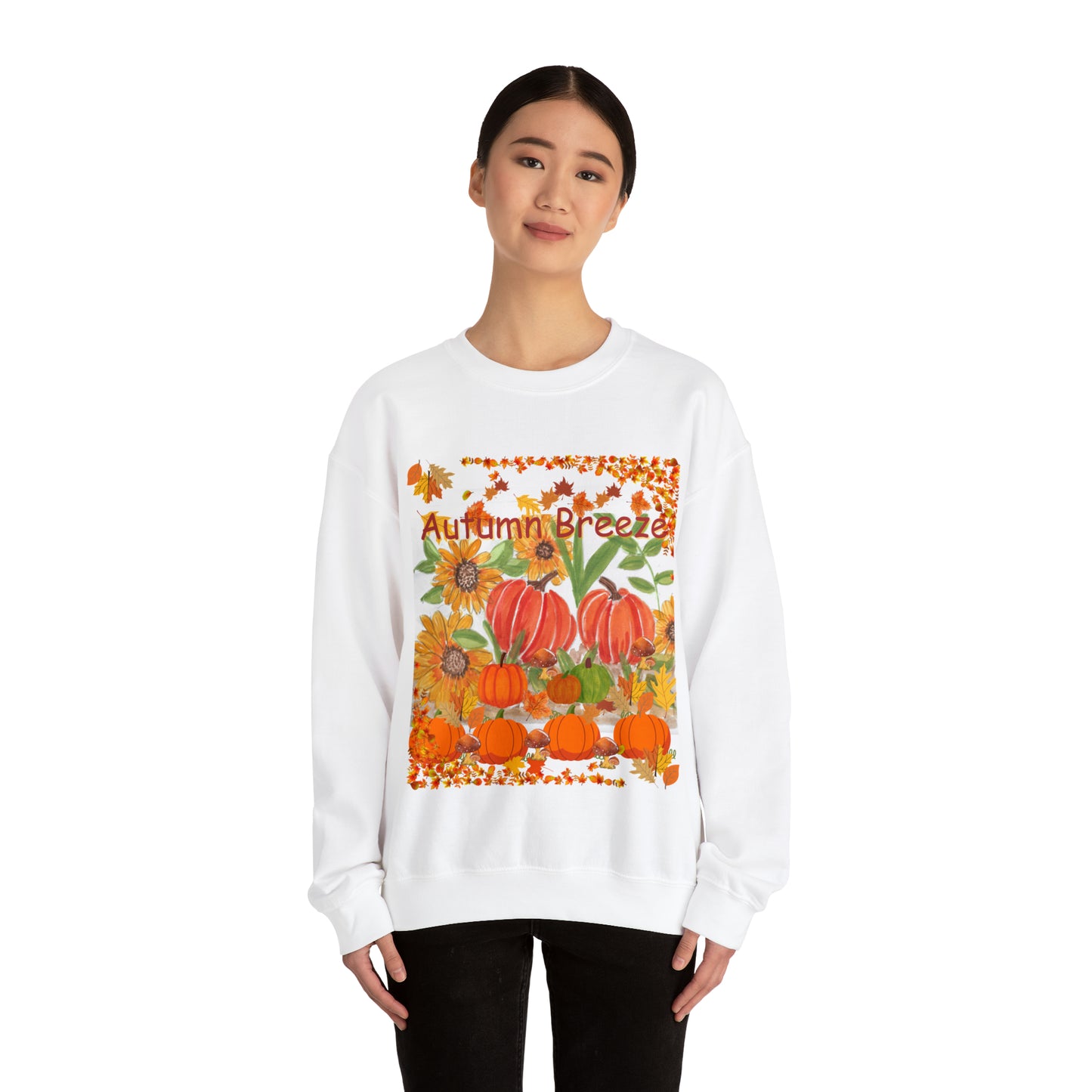 Autumn Breeze Unisex Heavy Blend™ Crewneck Sweatshirt