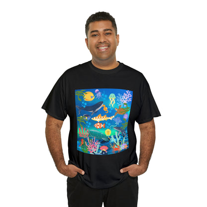 Ocean Scenery Unisex Heavy Cotton Tee