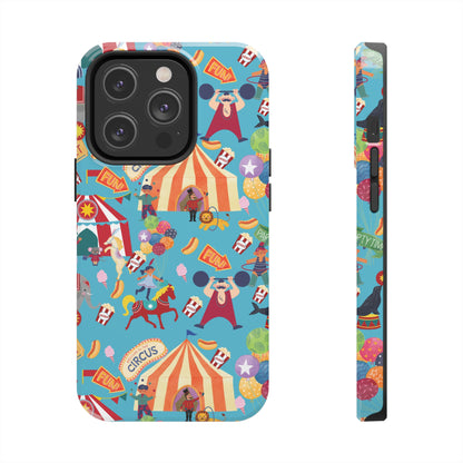 Circus Party Blue Tough Phone Cases