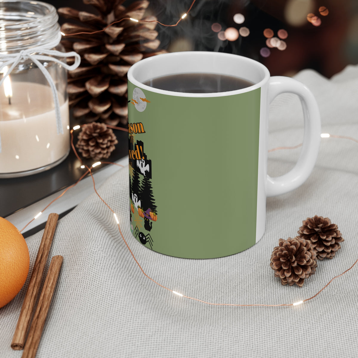 Spooky Season Has Arrived! Ceramic Mug 11oz