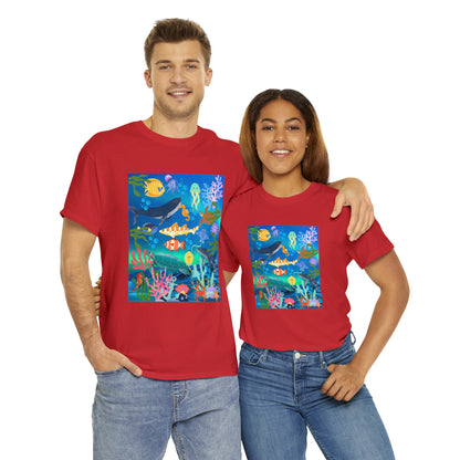 Ocean Scenery Unisex Heavy Cotton Tee