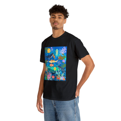 Ocean Scenery Unisex Heavy Cotton Tee