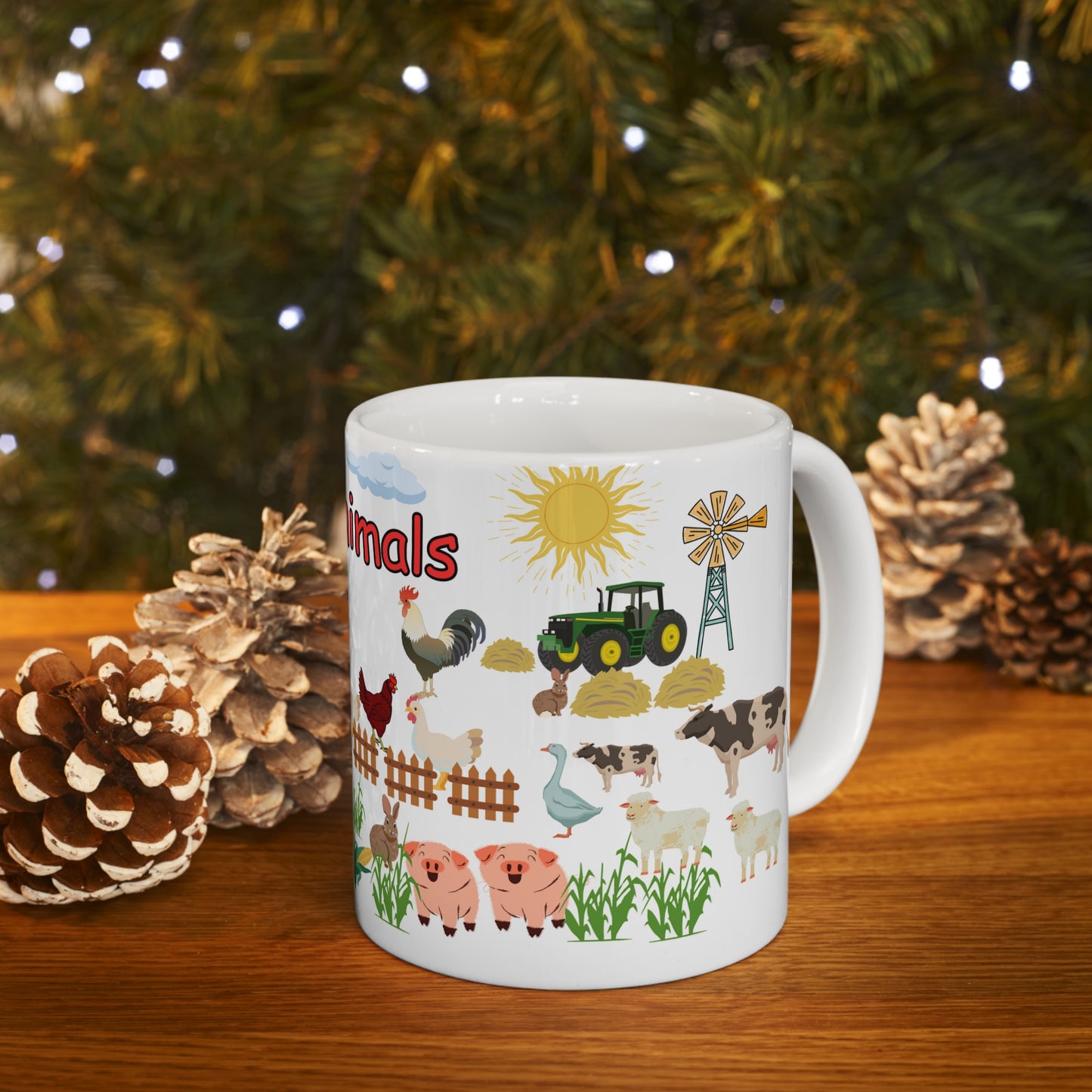 Farm Animals Ceramic Mug 11oz