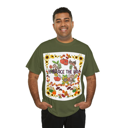 Embrace The Fall Unisex Heavy Cotton Tee